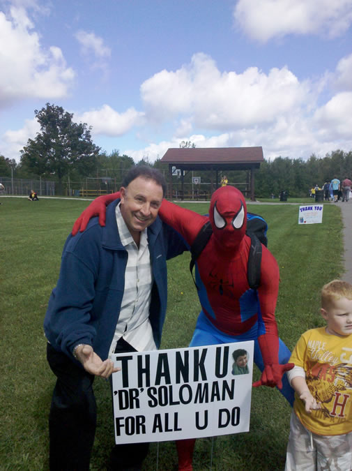 Dr Solomon and Spiderman