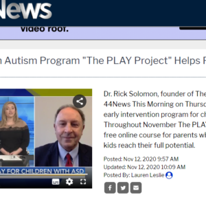 44News: Early Intervention Autism Program “The PLAY Project” Helps Families During Pandemic